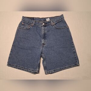 Levi's High-Waist Denim Shorts in Blue